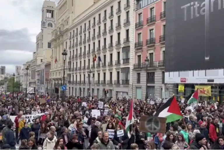 Madrid: Desetine hiljada ljudi zahtijevalo prekid napada na Gazu