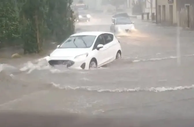 Prolom oblaka u Istri, haos na putevima (VIDEO)