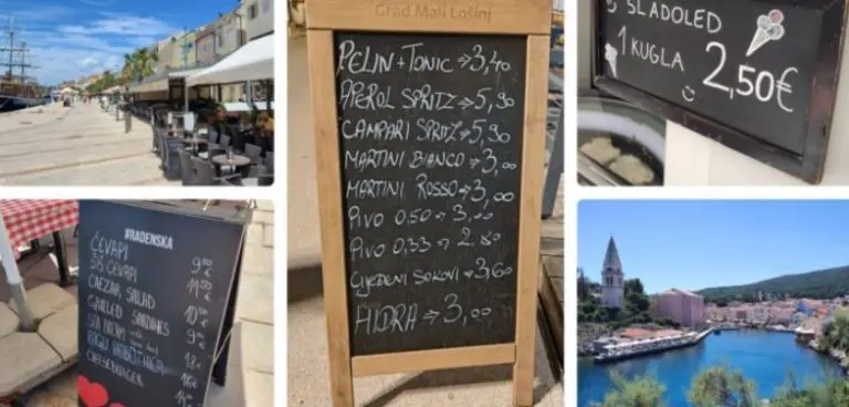 Detaljan cjenovnik hrane i pića na hrvatskoj obali: Evo gdje su cijene kao kod nas