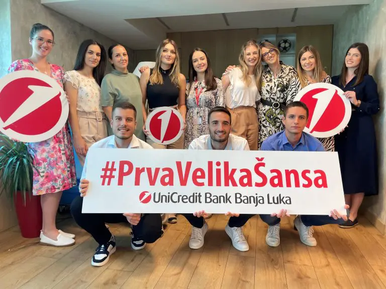 Otvorene prijave za novi ciklus programa UniCreditove plaćene stručne prakse „Prva velika šansa”