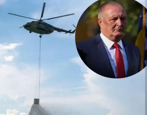 Neću dozvoliti da helikopter iz Srbije gasi požar u BiH, cilj je omalovažiti institucije države