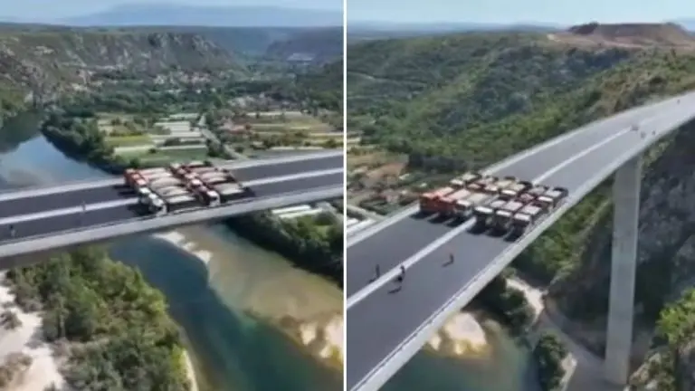 Slijedi tehnički prijem: Pogledajte video ispitivanja opterećenja mosta Počitelja iz drugog ugla