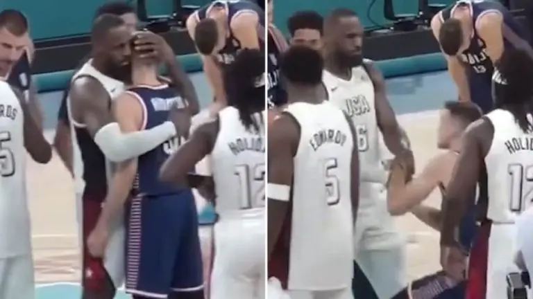Lebron vidio Aleksu i prvi mu prišao: Isplivao snimak sa tribina, ovo niste vidjeli u TV prenosu!