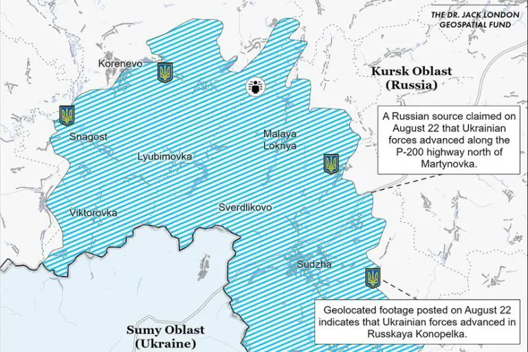 Ukrajinci “jedu” rusku teritoriju, napreduju u Kurskoj oblasti: Najnovija mapa stanja na frontu