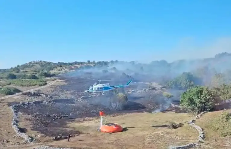 Ponovo gori kod Bileće: Za požar kriv piroman, povrijeđen vatrogasac