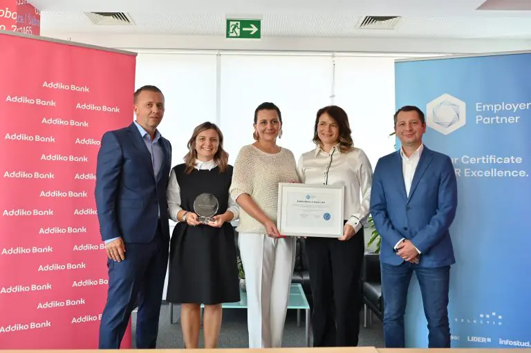 Addiko Banka Banja Luka iznova je postigla visoke HR standarde i stekla prestižni Employer Partner certifikat