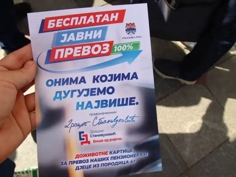 Prevoznici najavili: Zbog neizmirenog duga od 1. oktobra ne važe besplatne karte za penzionere u Banjaluci