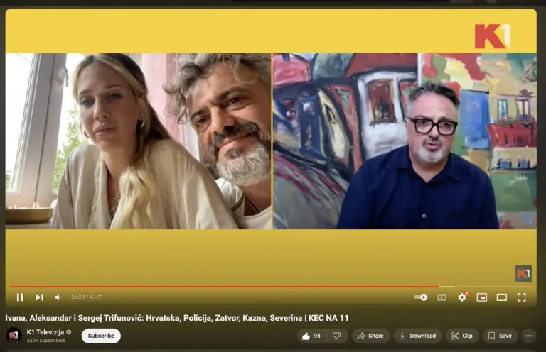 Isidora i Sergej Trifunović, urednik BUKE Aleksandar Trifunović o slobodi kretanja i govoru mržnje u regionu (VIDEO)