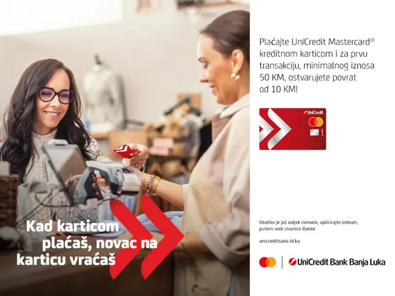 Kad karticom plaćaš, novac na karticu vraćaš