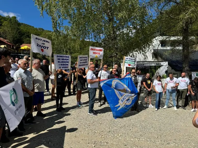Počela bitka za Sutjesku: Protesti mještana protiv gradnje MHE na granici sa nacionalnim parkom