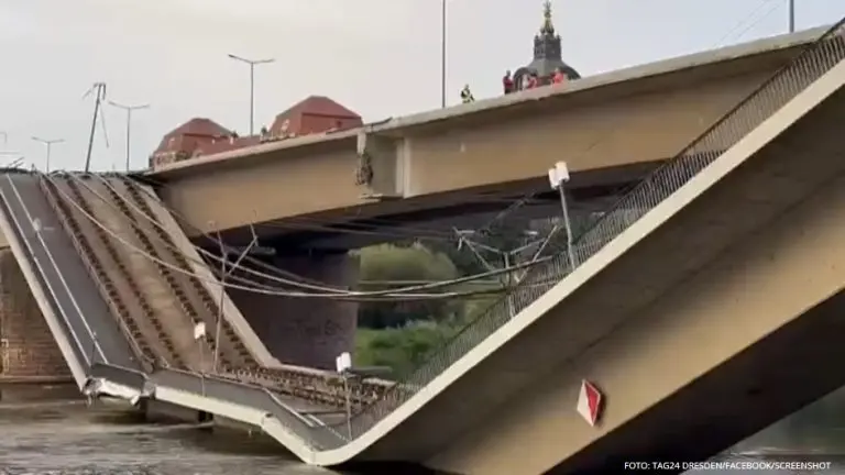 Strašne slike iz Drezdena: Srušio se most