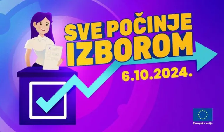 EU u BiH pokreće kampanju na društvenim mrežama “Sve počinje izborom” kako bi ohrabrila građane da ostvare svoja demokratska prava