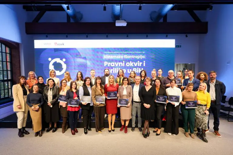 Vrijeme ja za sistemska rješenja u oblasti filantropije!