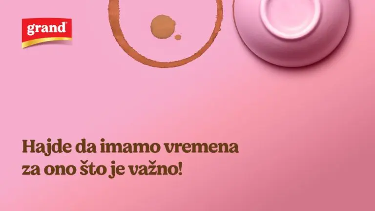 „HAJDE DA IMAMO VREMENA ZA ONO ŠTO JE VAŽNO“