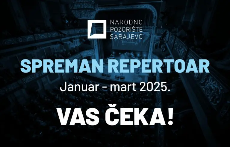 Objavljen tromjesečni repertoar: Praizvedba, premijere, gostovanja, reprizni repertoar i specijalni programi u Narodnom pozorištu