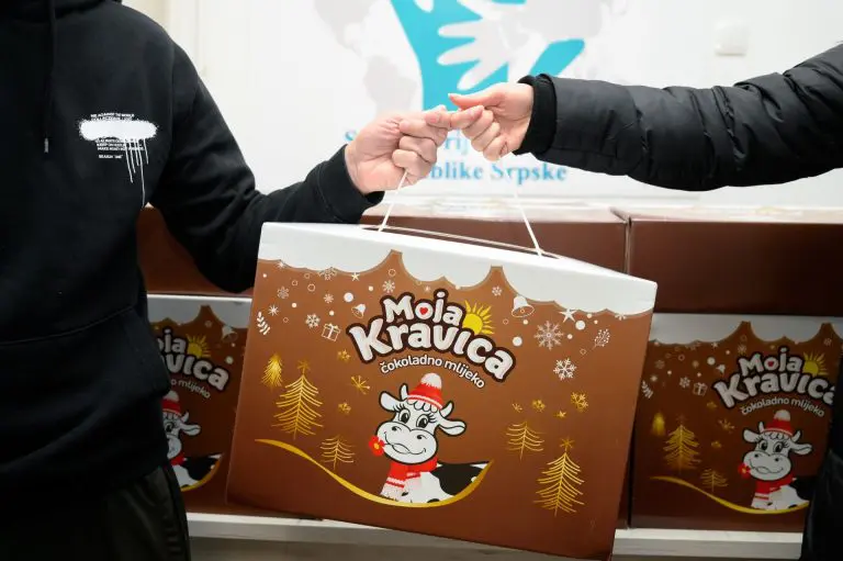 Novogodišnja donacija „Mlijekoprodukta“ za djecu iz najranjivijih socijalnih kategorija