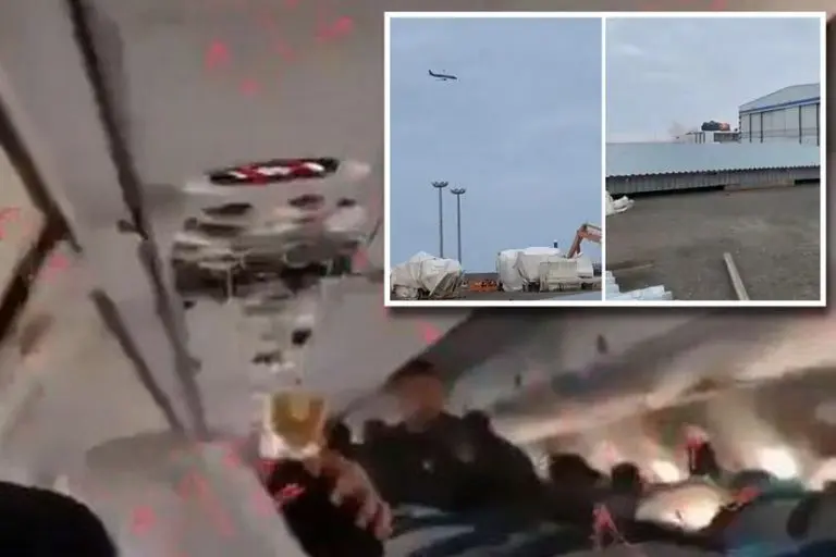 Putnikovo lice sve govori: Snimak napravljen uoči pada aviona u Kazahstanu (VIDEO)