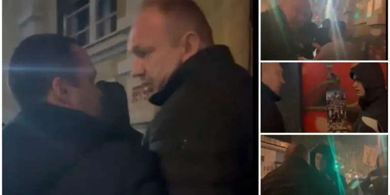 Fizički sukob lidera opozicije Đilasa i članova vladajuće stranke SNS u Beogradu