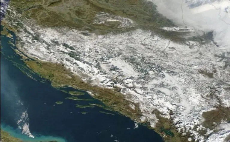 Evo gdje će najviše pasti snijega, pogledajte grafički prikaz