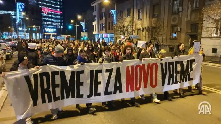 Studenti u Novom Sadu u tišini obilježili Novu godinu po julijanskom kalendaru