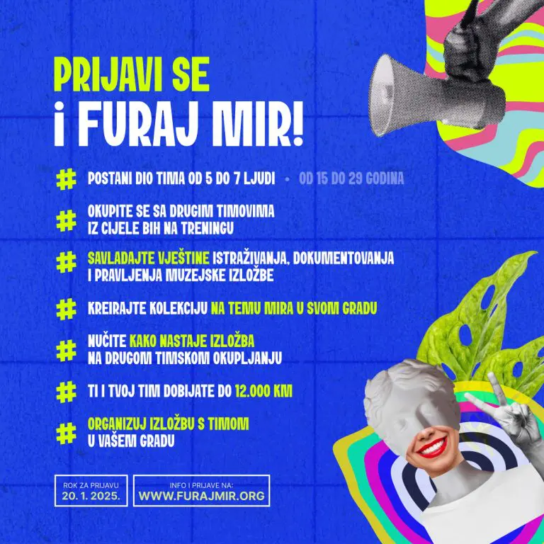 FURAJ MIR: Prijavite se na jedinstveni projekat za mlade