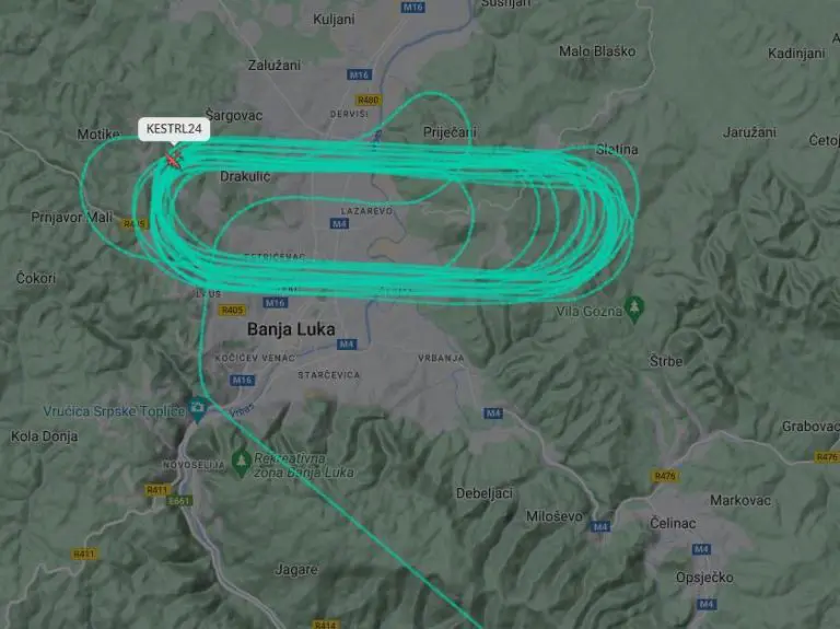 Britanski avion kruži iznad Banjaluke