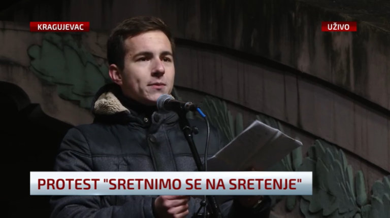 Pročitano pismo studenata u Kragujevcu: “Čini se da je kraj zimskog sna, a java obećava” (VIDEO)