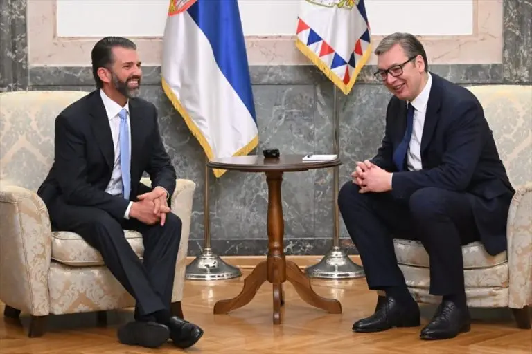 Donald Trump Jr. objavio intervju sa Vučićem: “Ovde ljudi vole suverene lidere”