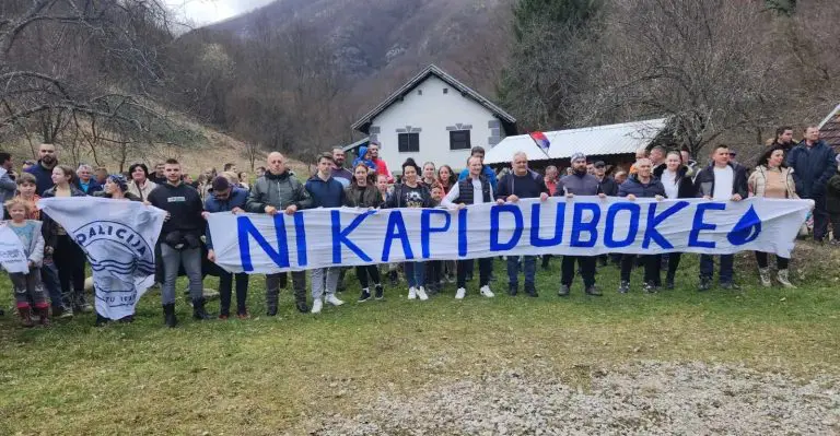 Mještani će tijelima braniti rijeku: U Grabovici 22. marta novi veliki protesni skup protiv izgradnje mini hidrocentrale na Dubokoj
