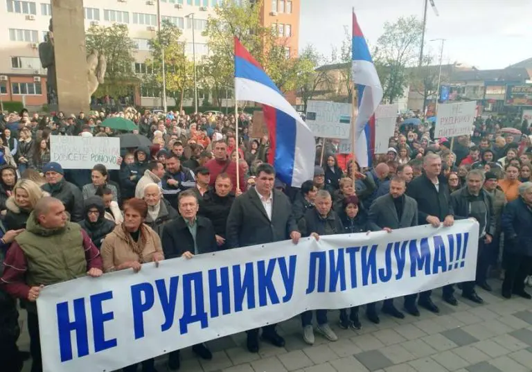 Održan protestni skup: Građani protiv rudarenja litijuma na Majevici