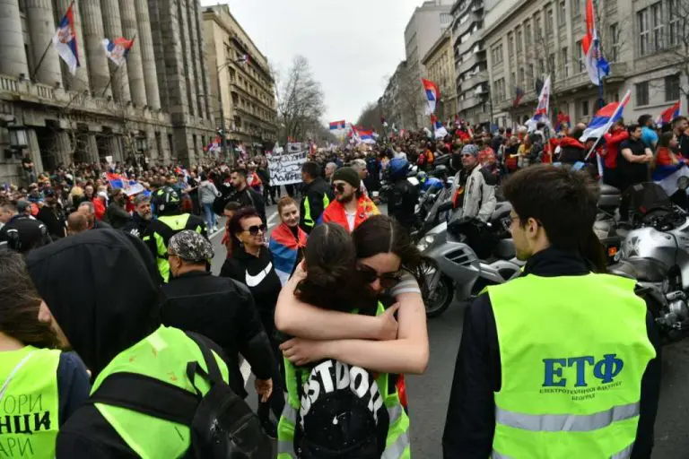 S protesta u Novom Sadu: ‘Batinaši nisu junaci’