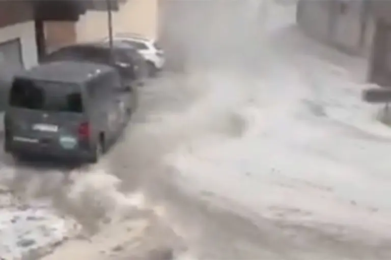 Nevrijeme u Austriji: Intervenisali i vatrogasci (VIDEO)