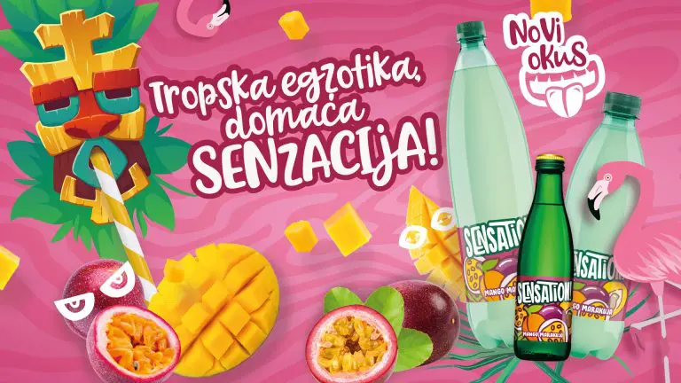 Jedinstven doživljaj okusa tropskih plaža: Novi Sensation Mango Marakuja