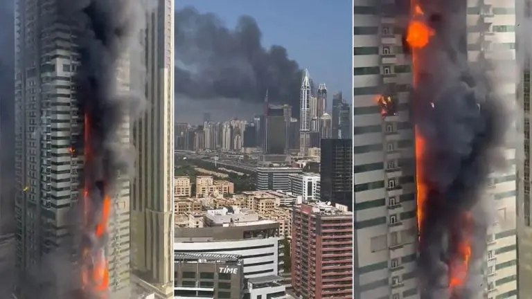 Ogromni požar “guta” neboder u Dubaiju: Dim se širio kilometrima, evakuisano skoro 4.000 ljudi (VIDEO)