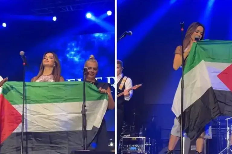 Severina na koncertu u Sloveniji raširila zastavu Palestine (VIDEO)