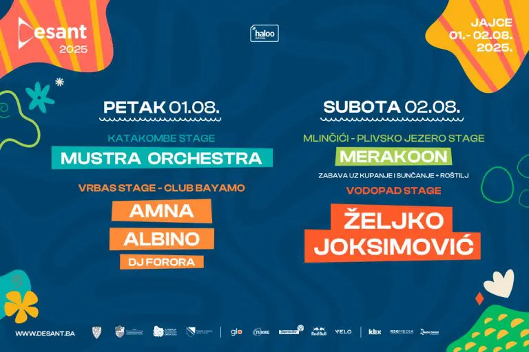 Željko Joksimović ispod Vodopada u Jajcu