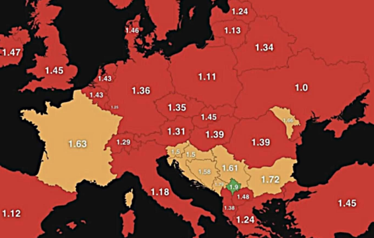 Širi se po mrežama mapa Evrope koja zabrinjava. Podijelio ju je i Elon Musk