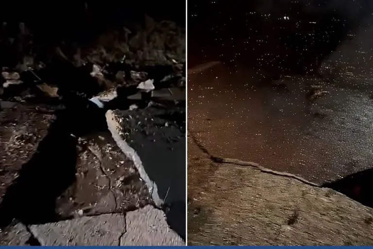 Snažno nevrijeme pogodilo jug Hrvatske: Grom oštetio put na Pelješcu (VIDEO)