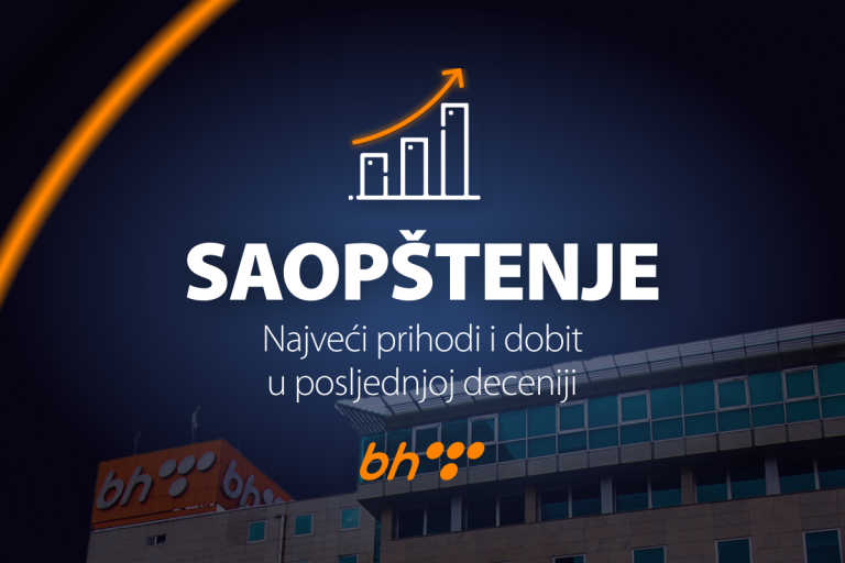 BH Telecom u prvih pola godine ostvario najveće prihode i dobit u posljednjoj deceniji