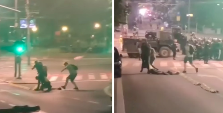 Policajci u Beogradu vukli mladića po cesti, jedan ga udarao palicom po leđima