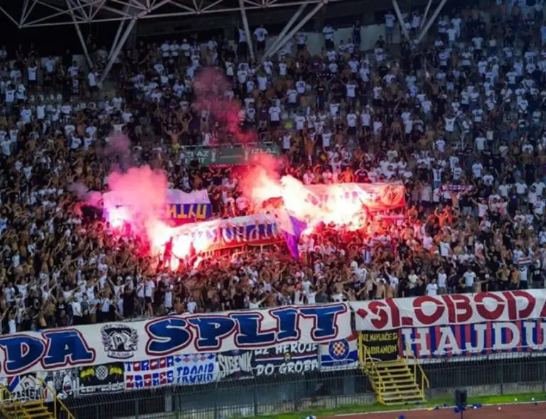 Na Poljudu gorjela srpska zastava uz pozdrav “Za dom spremni”