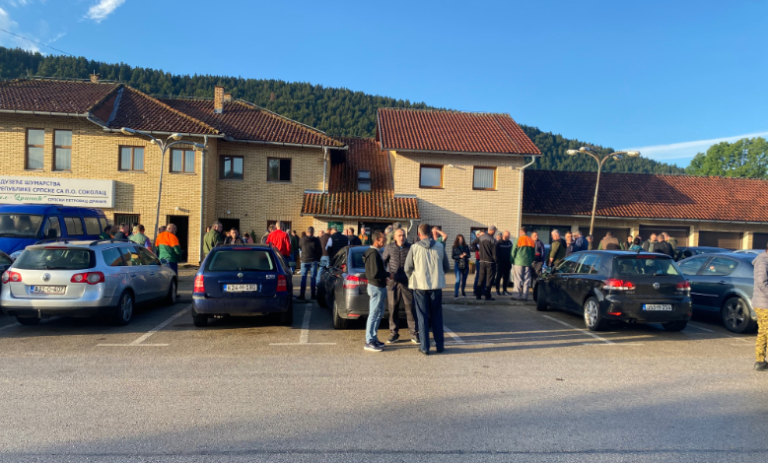 Nema plata, nema rada: Radnici Šuma RS u Driniću ponovo štrajkuju