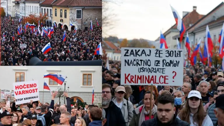 Hiljade Slovenaca na protestu nakon ubistva ugostitelja: “Novo Mesto nikada više neće biti isto”