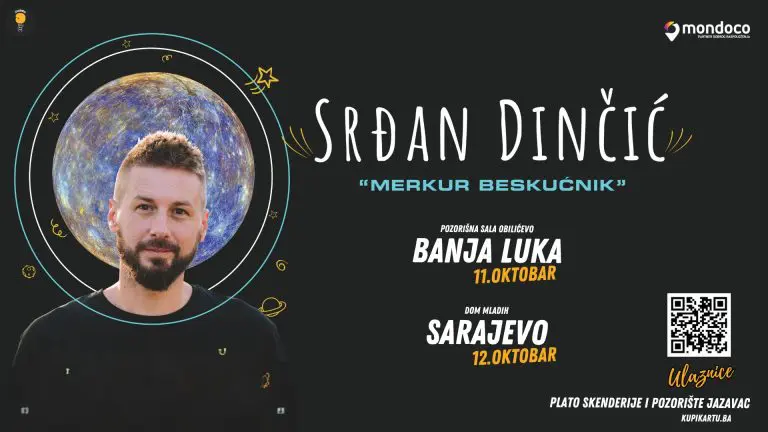 Srđan Dinčić – Stand up “Merkur beskućnik” u Banjaluci i Sarajevu