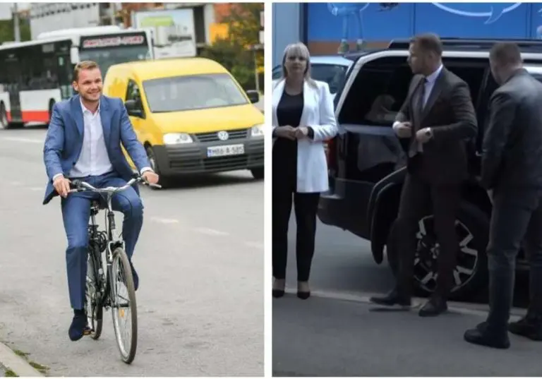 Stanivuković stigao na sastanak sa SDS-om u koloni automobila: Nekada biciklom, danas kao Tramp – društvene mreže gore!