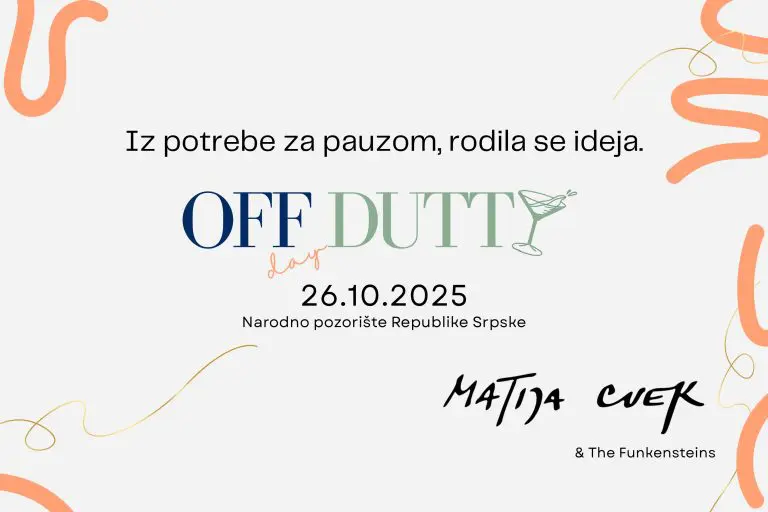 OFF DUTY DAY u Banjaluci rasprodat: Matija Cvek priprema nezaboravno veče