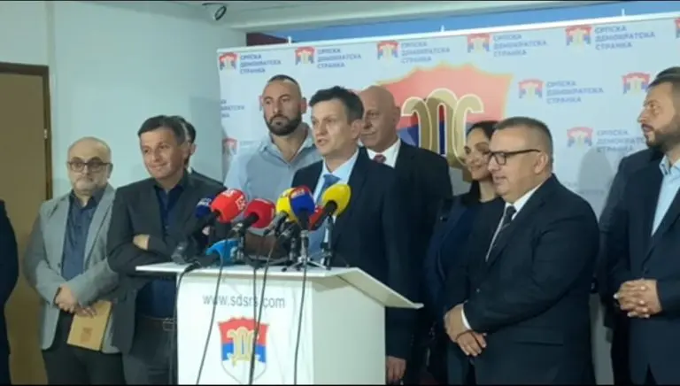 Sastanak SDS-a i Liste za pravdu i red u Banjaluci: Blanuša ima podršku opozicije, Vukanović poručuje – ovo su ključni izbori