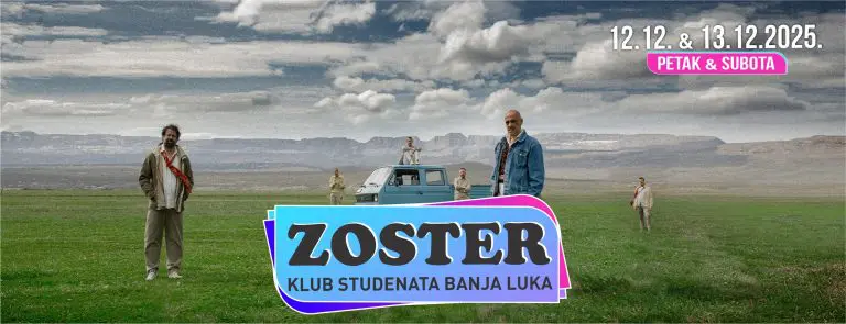 Brkovi i Zoster u Klubu studenata Banjaluka – decembar u znaku dobre muzike!