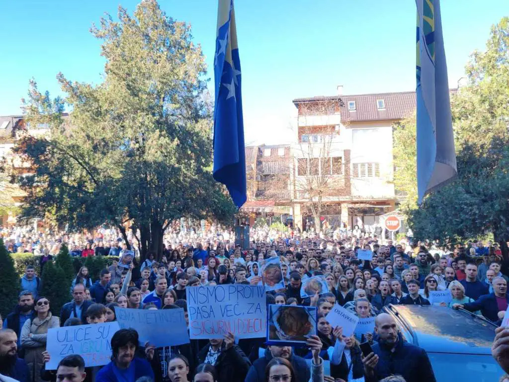 goražde protest fena