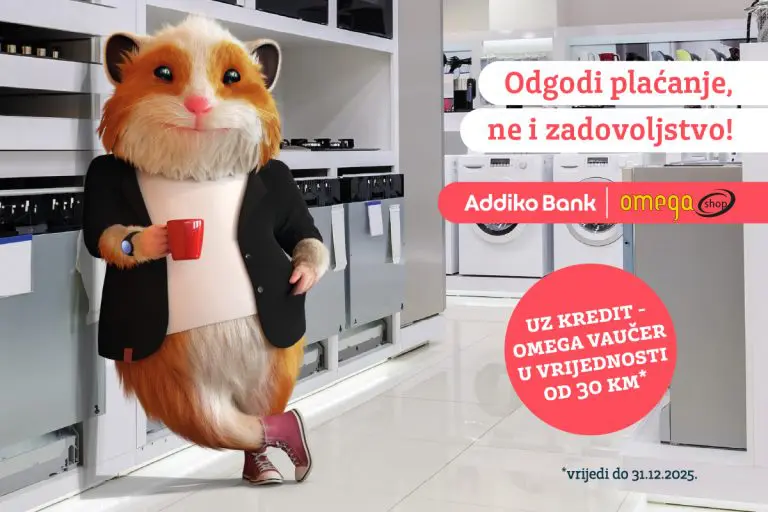 Addiko partner kredit mijenja način kupovine: U Omega shop-u kupite odmah, a plaćajte kasnije